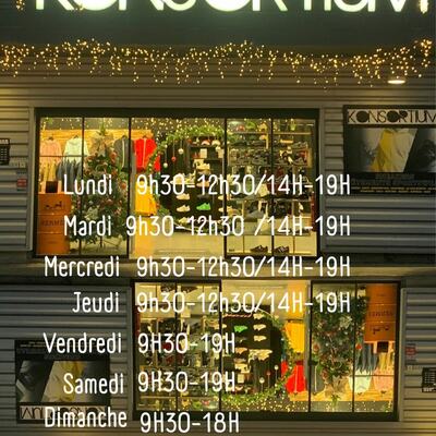 💡Voici nos horaires d’ouverture du 18 au 24 décembre 🎄